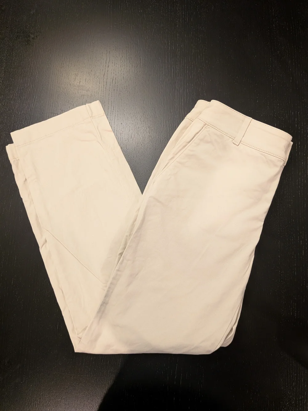 LOFT Straight Leg Pants in Light Beige - Picture 4 of 8